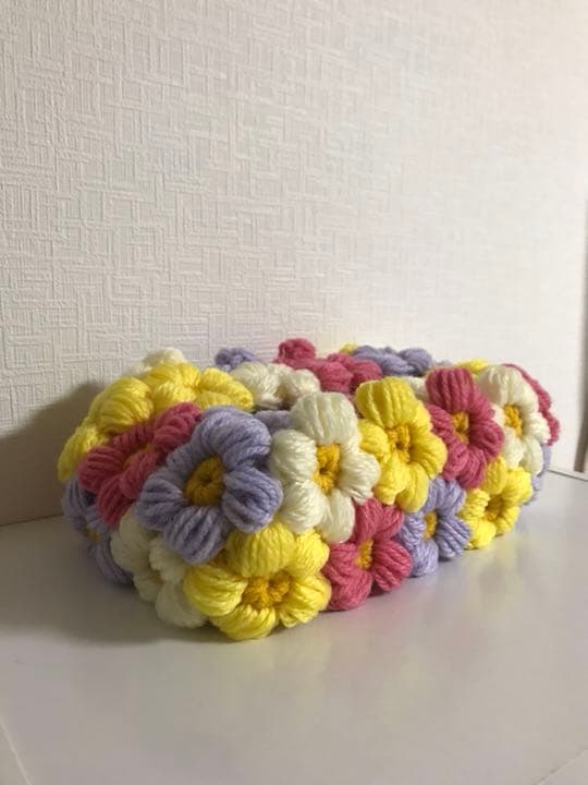 65.モリーの花のティッシュボックスカバー