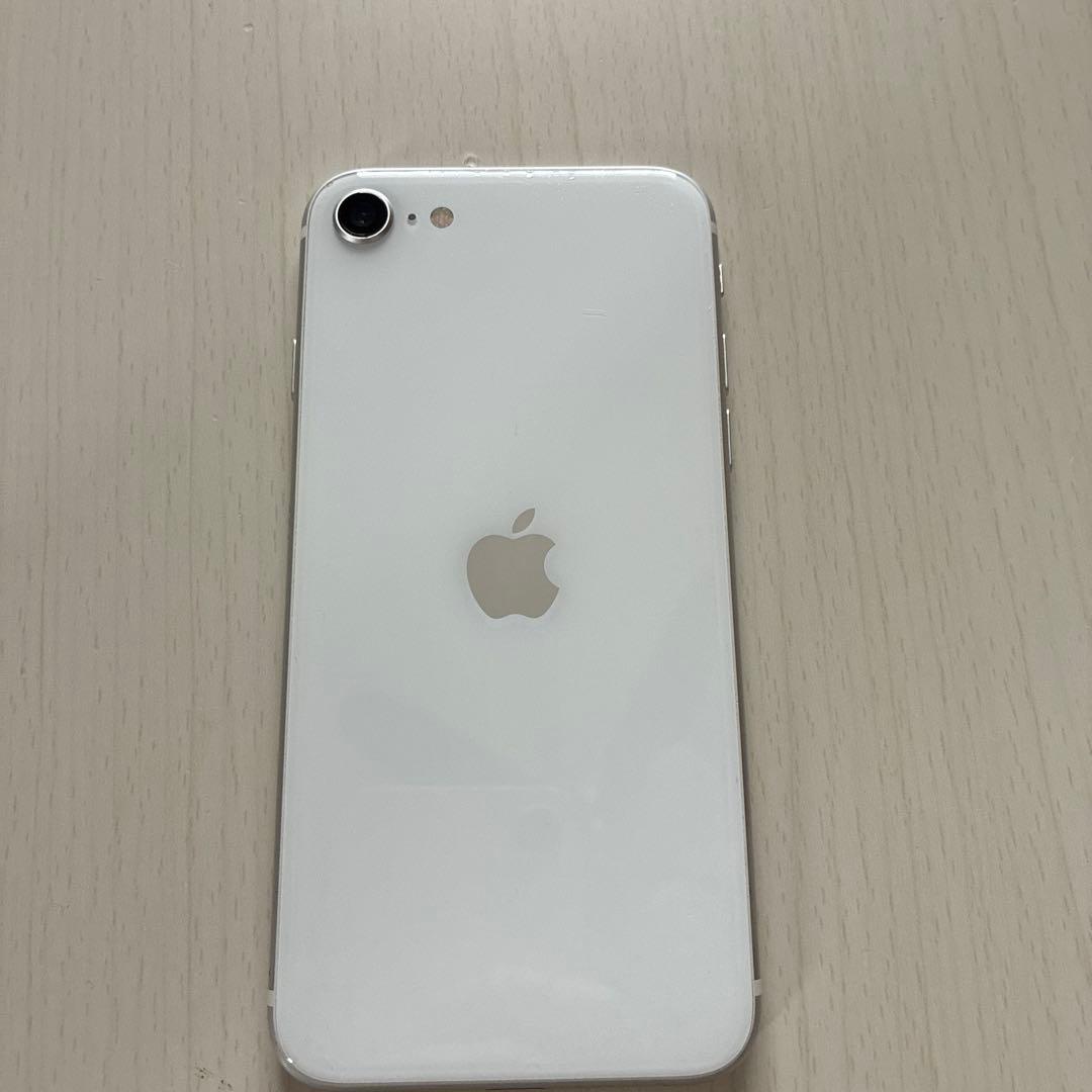 iPhone SE2 64GB ホワイト SIMフリー　画面キズなし