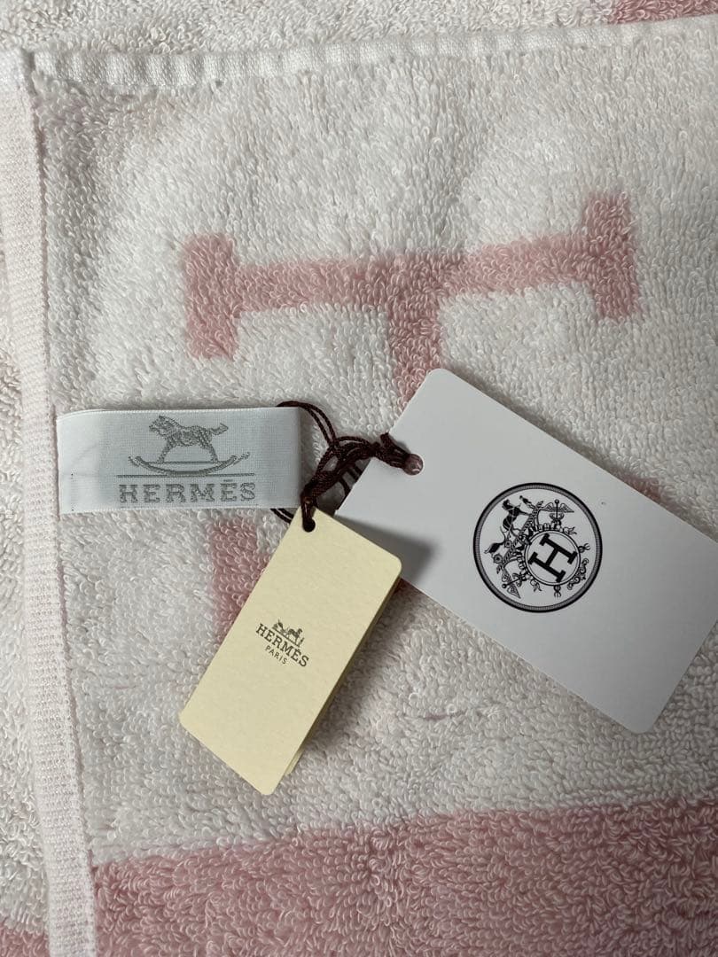 HERMES エルメス フェイスタオル アヴァロン2枚セット大丸神戸購入未使用