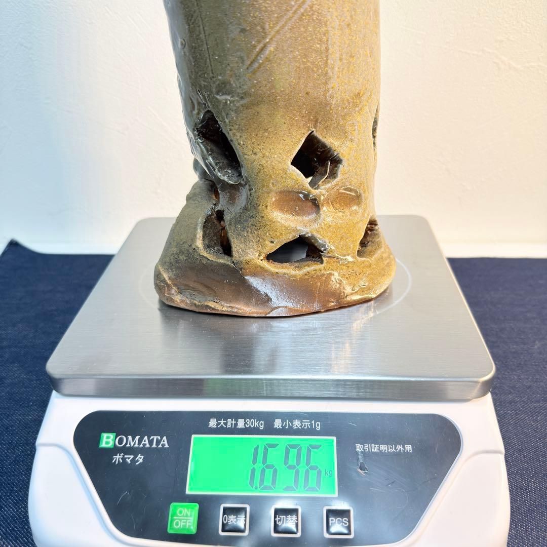 昭和レトロ ガラス 燭台 火袋 燈籠 キャンドルスタンド ヴィンテージ 重厚