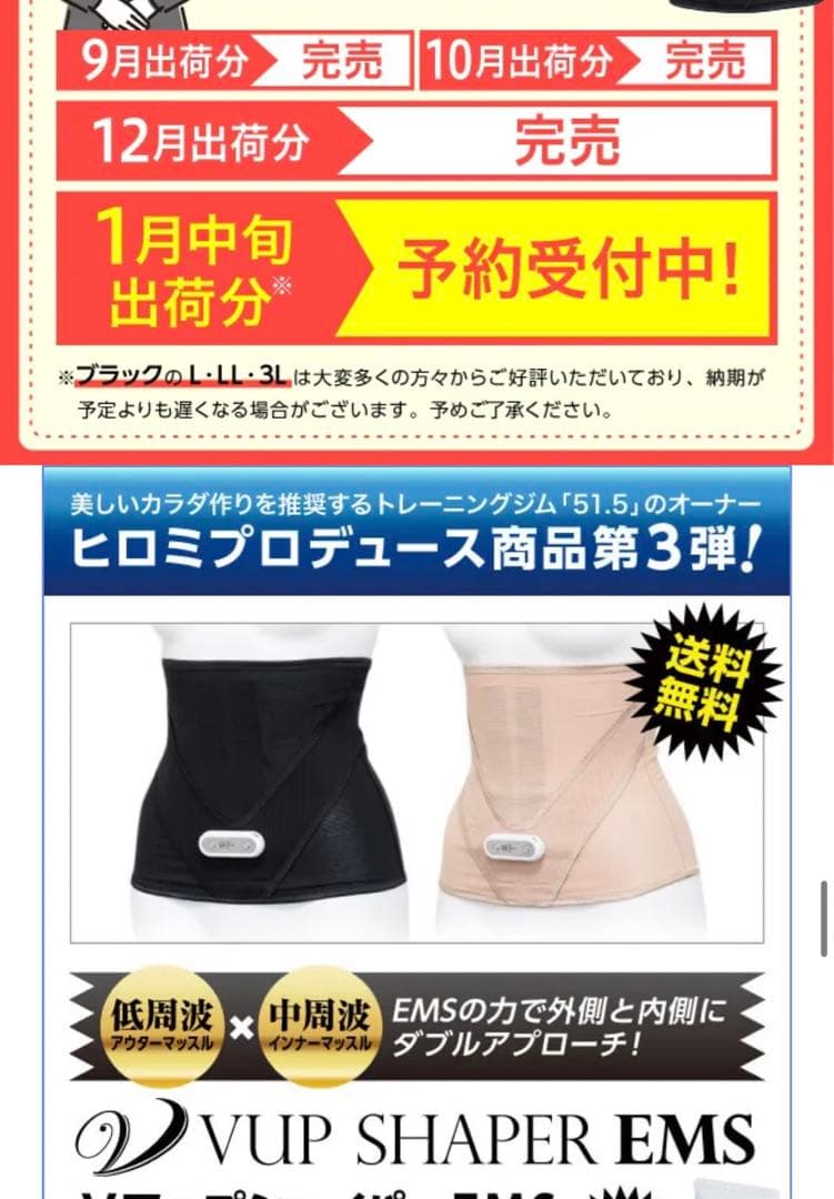 EMSダイエット　器具　新品