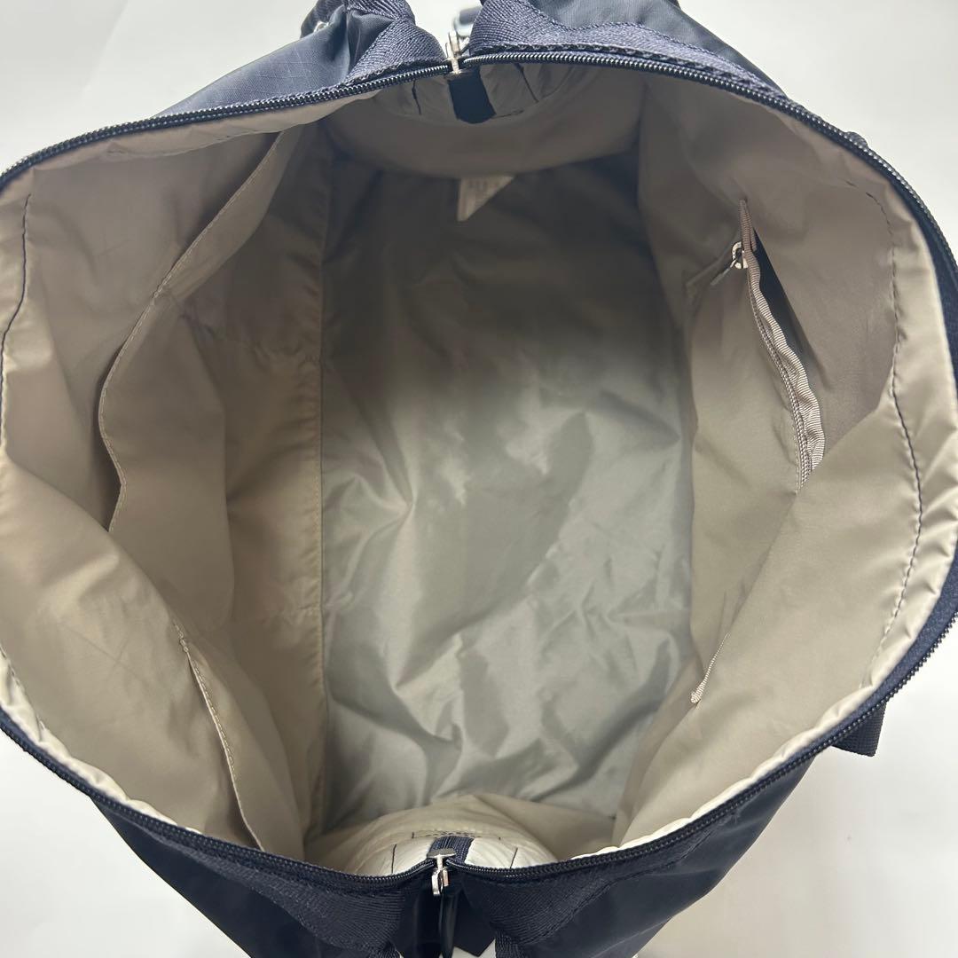 極美品✨　レスポートサック　ボストンバッグ　ダークネイビー　大容量　2way