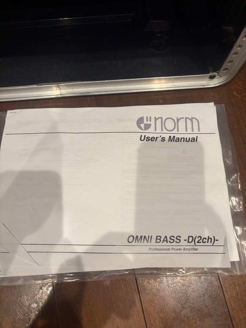 norm OMNI BASS D3 パワーアンプ