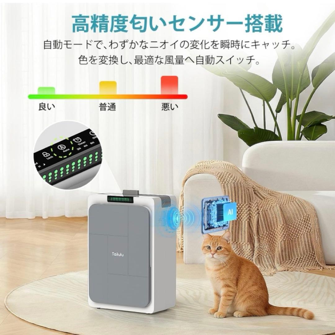 新品未開封！ラスト1点Tailulu 空気清浄機 HEPAフィルター搭載