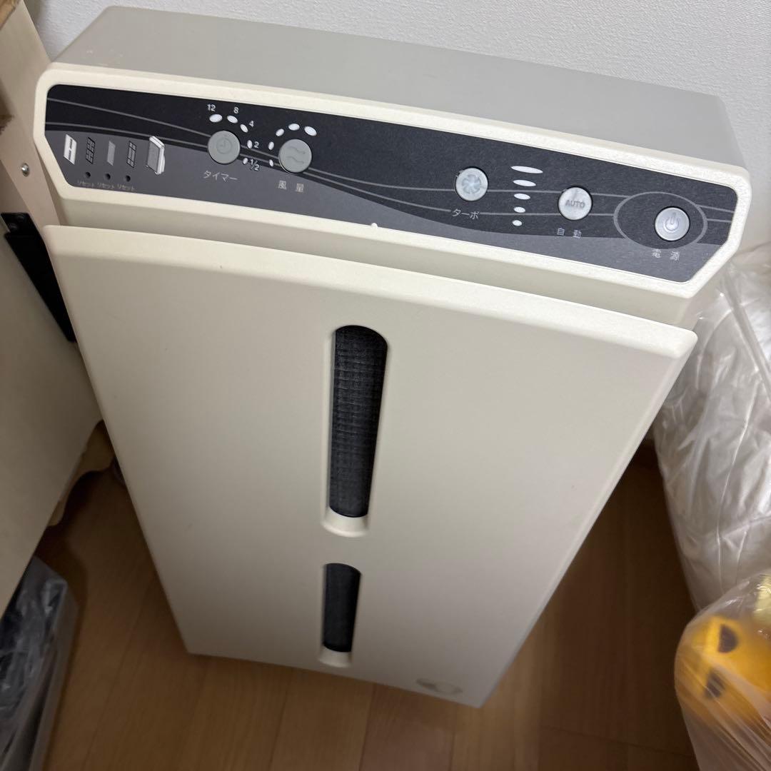 ホワイト 空気清浄機 スリムタイプ