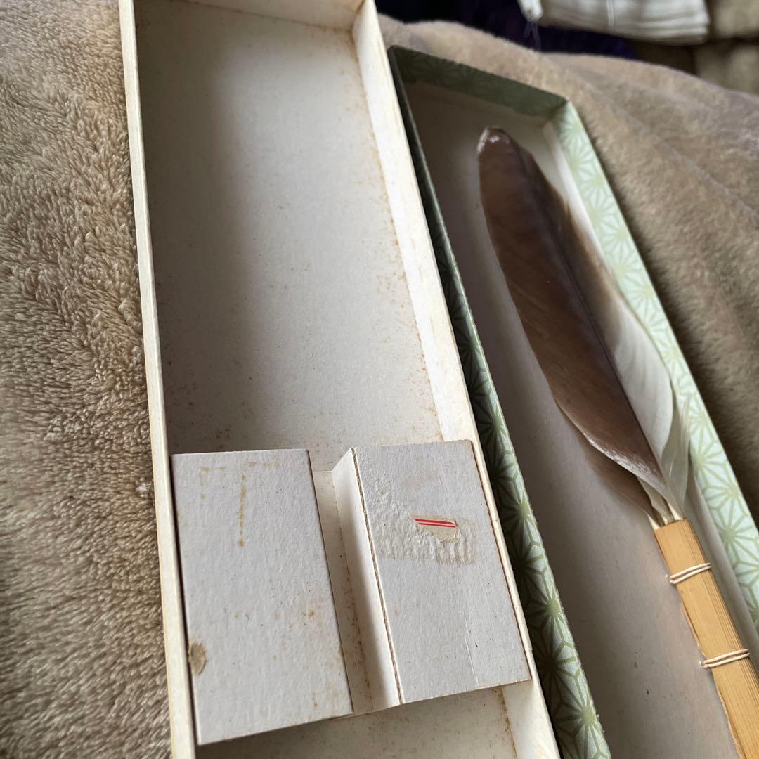 灰手前用　羽箒　鷹　表千家　茶道具　炉　風炉