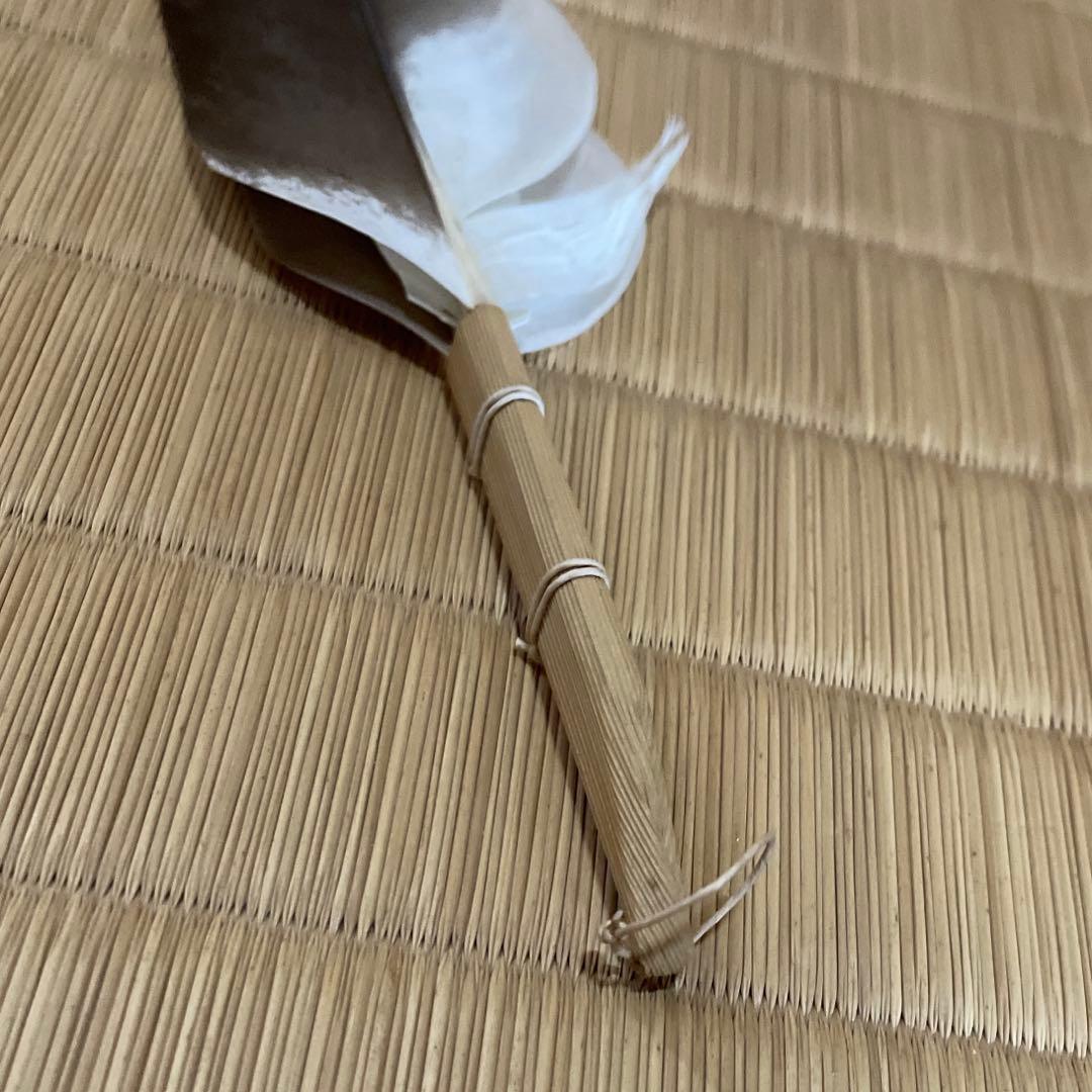 灰手前用　羽箒　鷹　表千家　茶道具　炉　風炉