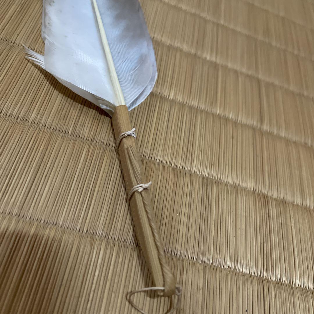 灰手前用　羽箒　鷹　表千家　茶道具　炉　風炉
