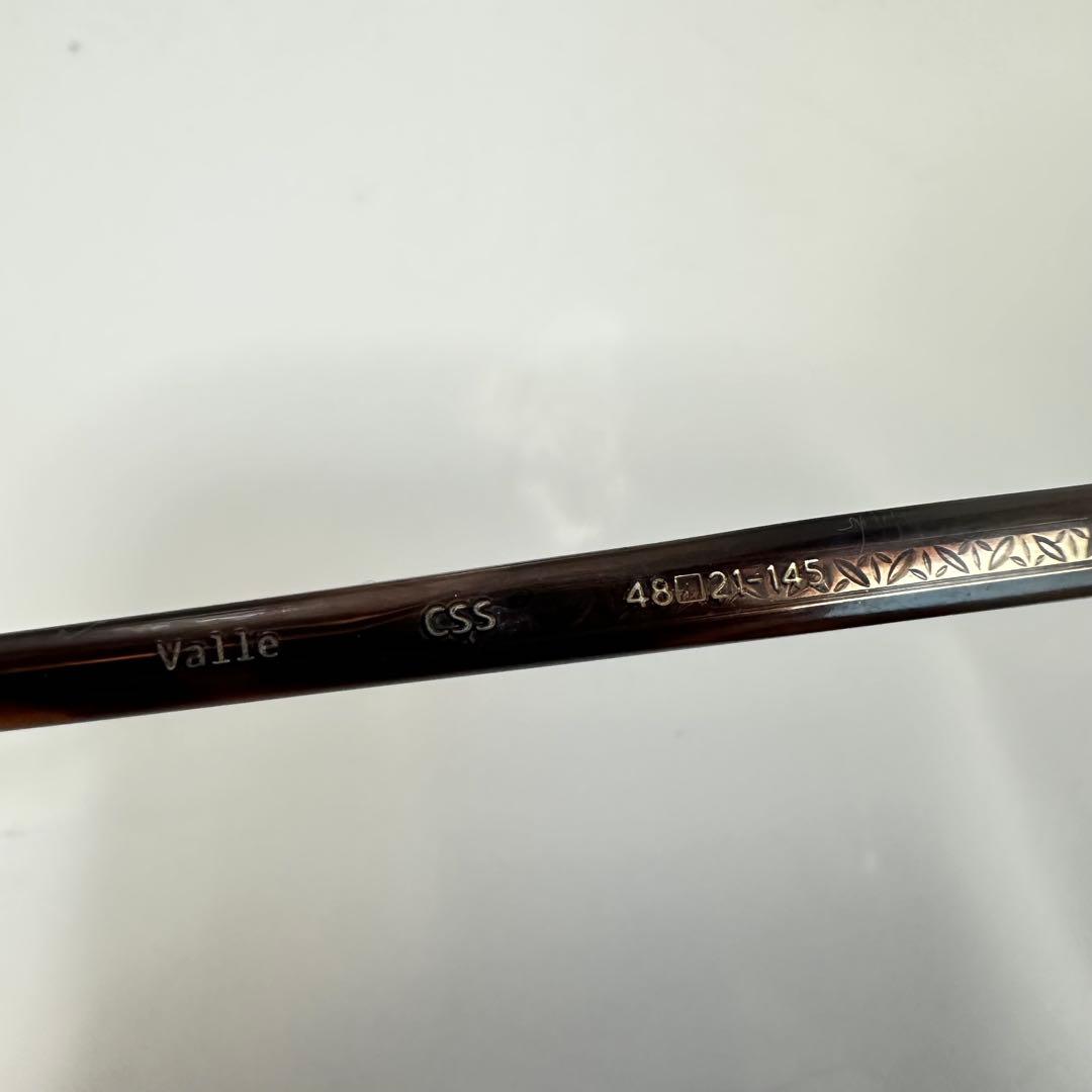 EYEVAN valle メガネ　CSS 48□21-145 度入　124C