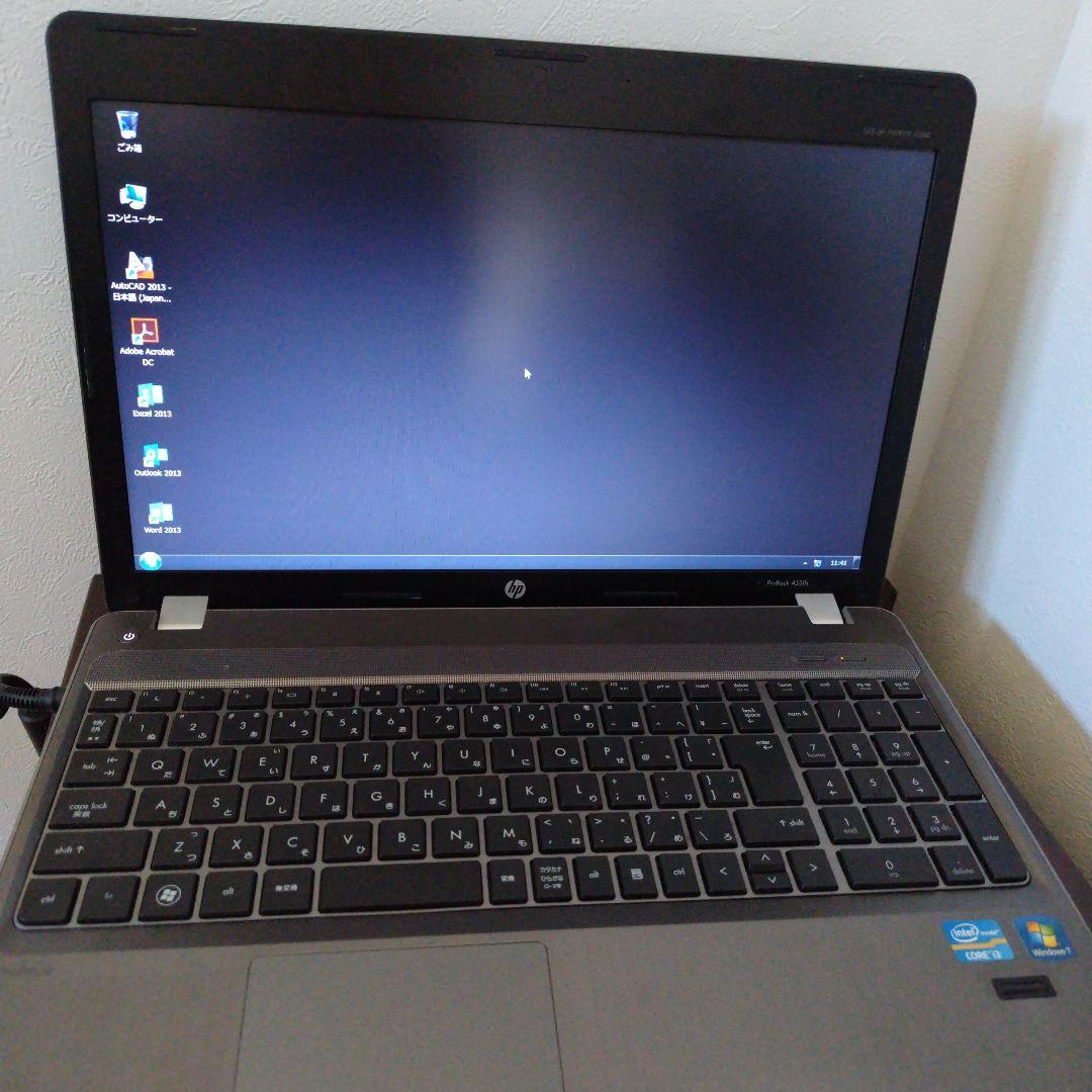 HP ノートPC（AutoCAD2013,Office2013インストール済み）