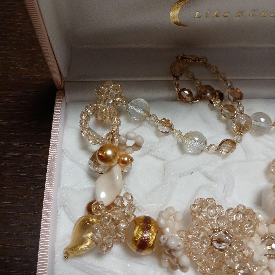 QVC※ベネチアンガラスを使ったネックレス