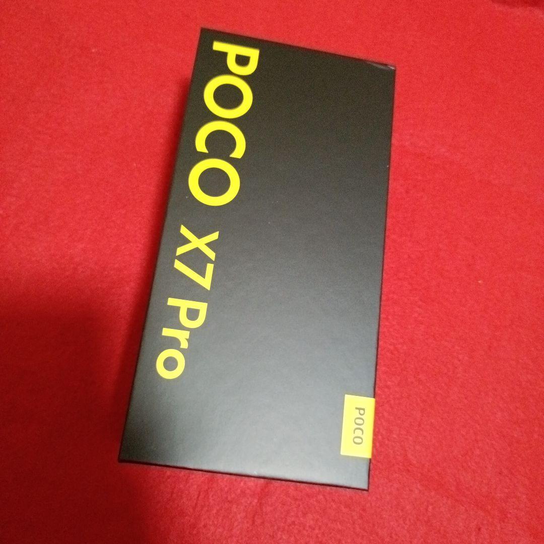 【国内版美品】POCO X7 Pro 12GB 512GB イエロー 付属品完備