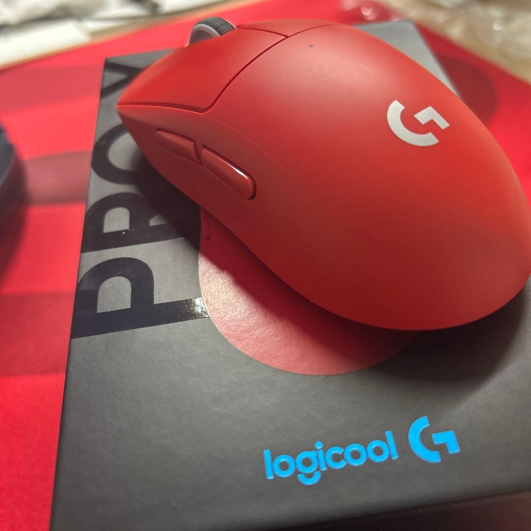 logicool PROX SUPERLIGHT レッド　即日発送