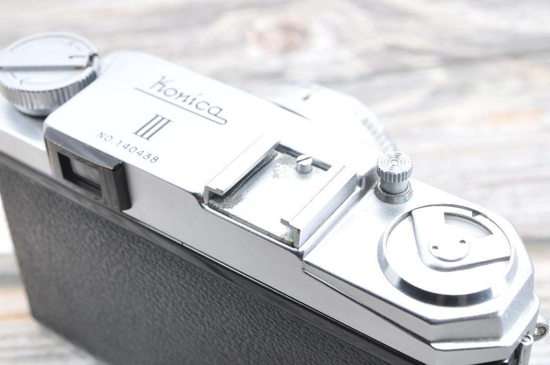 KONICA III フィルムカメラ レトロ アンティーク Hexanonレンズ