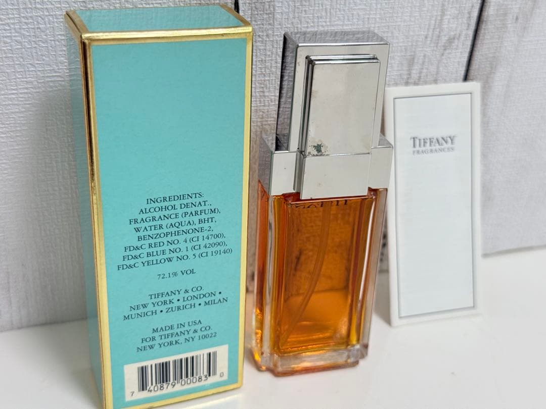 Tiffany Eau de Parfum 30ml　新品　未使用　廃盤品