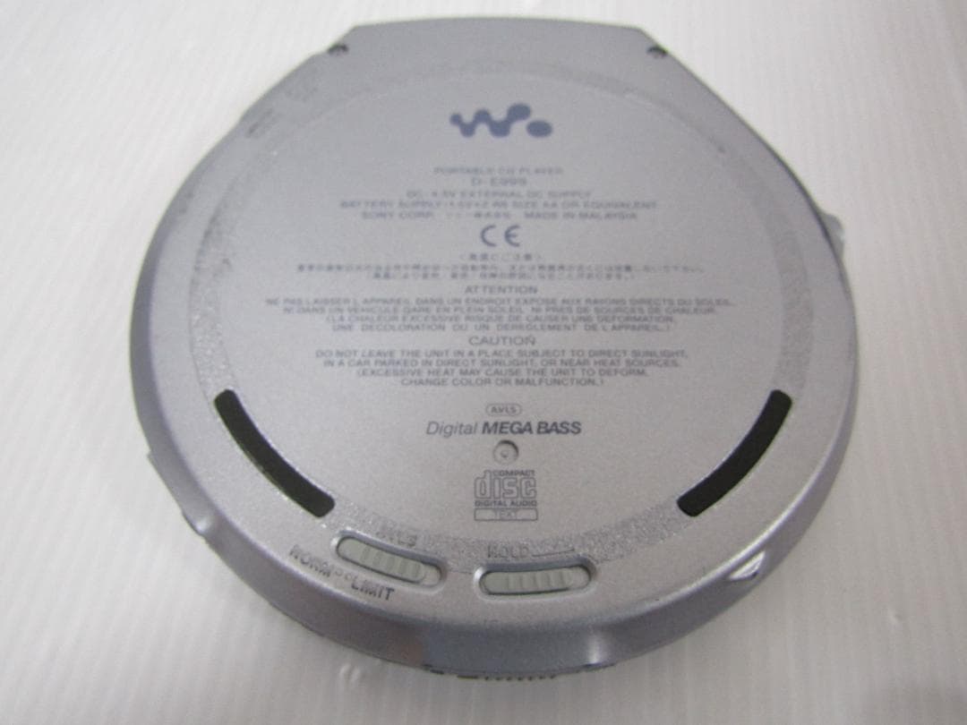 A2312 SONY D-E999 ウォークマン CDプレーヤー