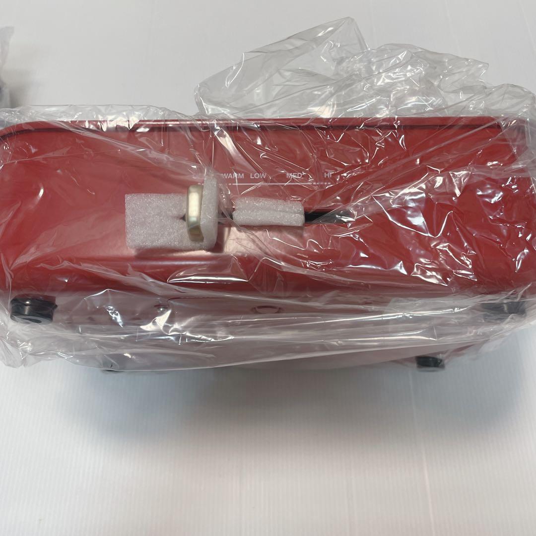 【新品未使用】ブルーノ BRUNO コンパクトホットプレート（RED）