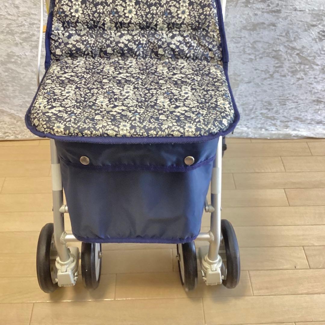 座れるシルバーカー ウィズワン ライトミニM 耐荷重100kgバッグ収納12kg