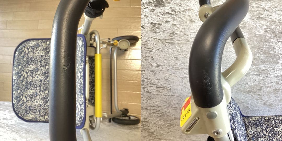 座れるシルバーカー ウィズワン ライトミニM 耐荷重100kgバッグ収納12kg