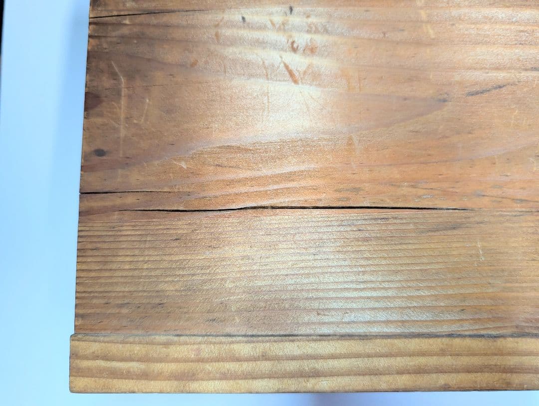 【美品】精巧細工　ミニ木製引き出しタンス　富士山　大正・昭和レトロ　寄木細工風