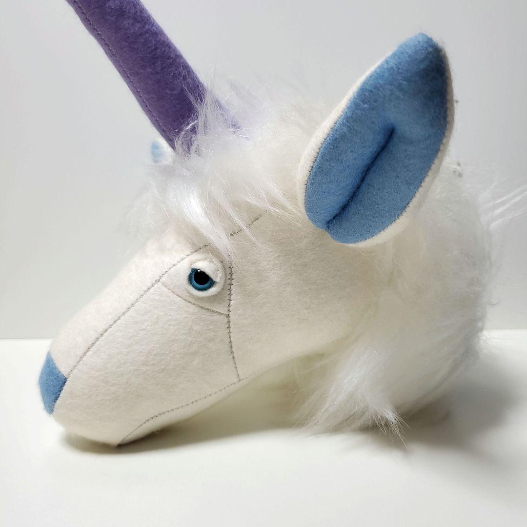 ユニコーン ぬいぐるみ ハンドメイド 作家 インテリア壁飾り