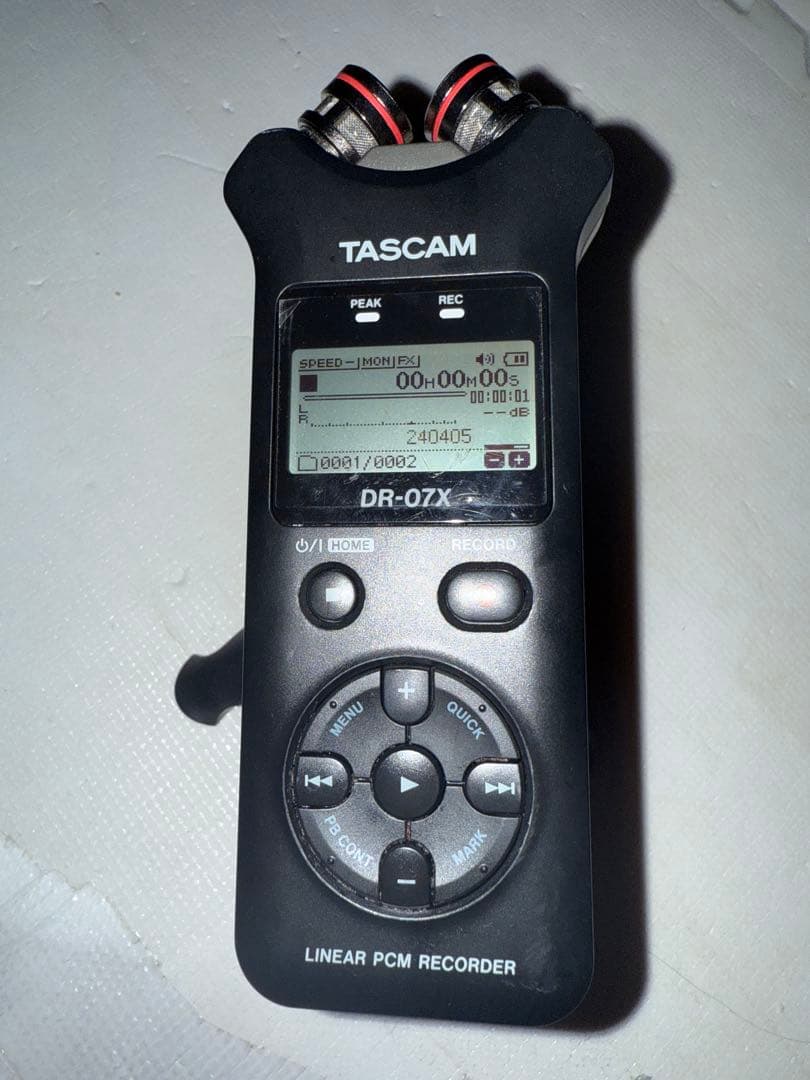 TASCAM DR-07X リニアPCMレコーダー