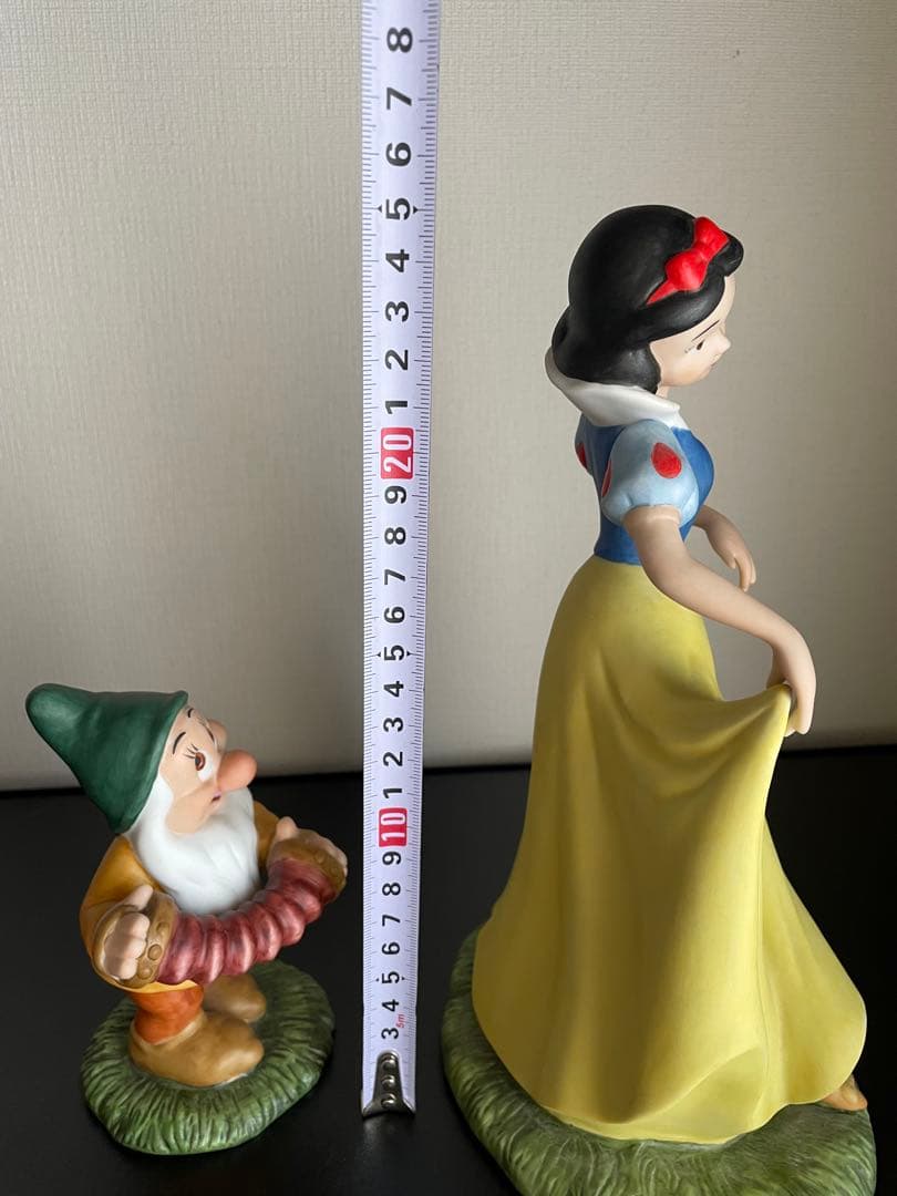 加藤工芸 ディズニー 白雪姫 陶器 置物 七人の小人 フィギュリン