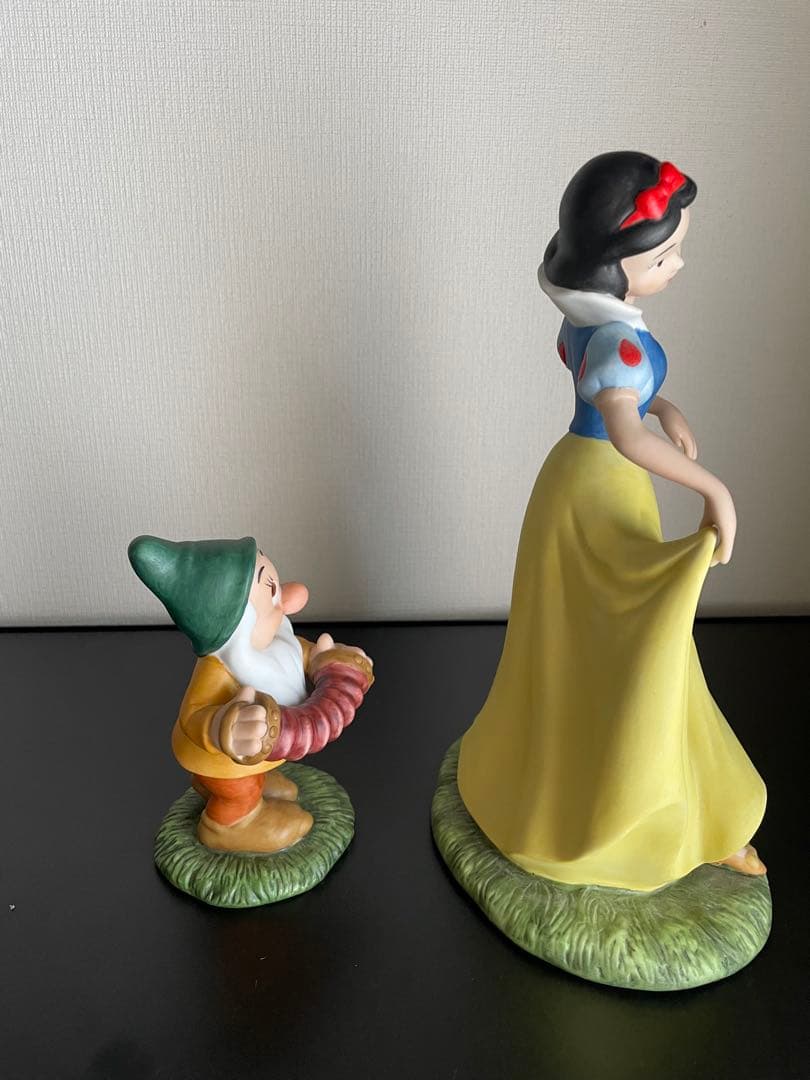 加藤工芸 ディズニー 白雪姫 陶器 置物 七人の小人 フィギュリン