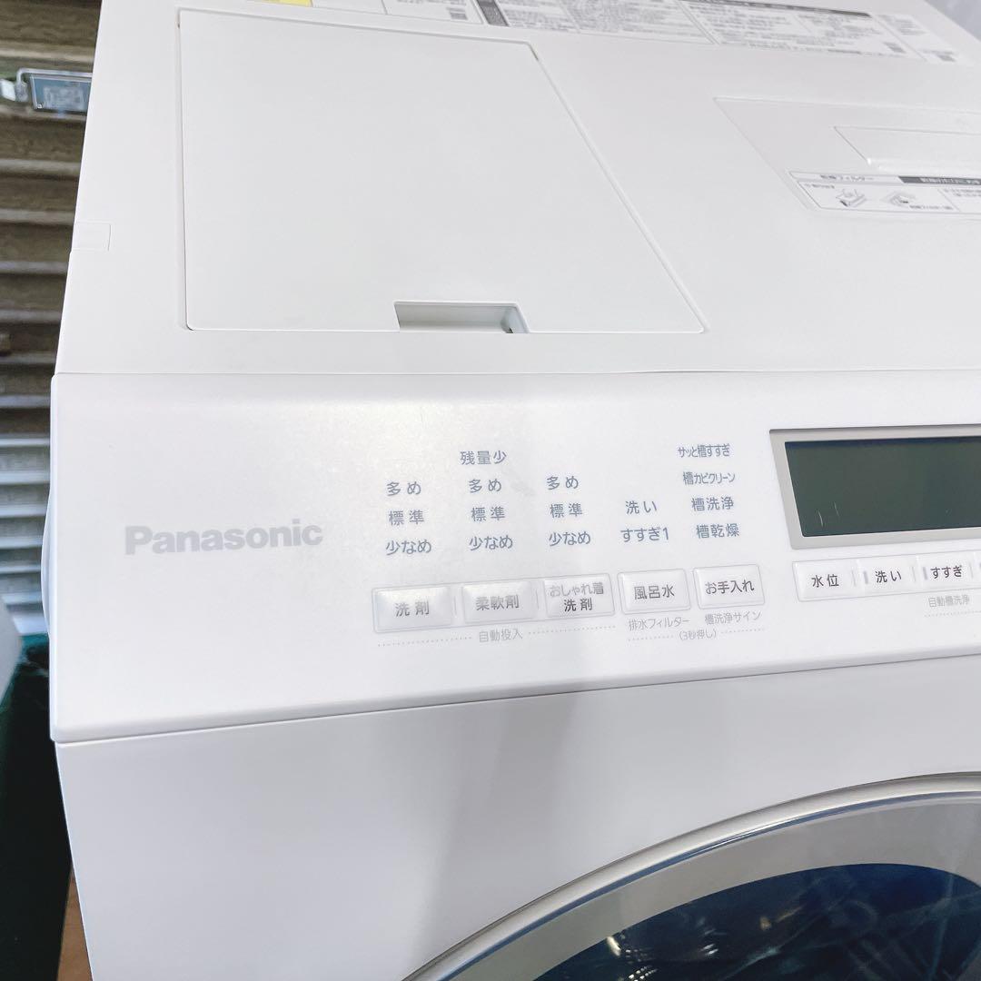 ★送料込み★2022年製12kgPanasonicドラム式洗濯乾燥洗剤自動投入