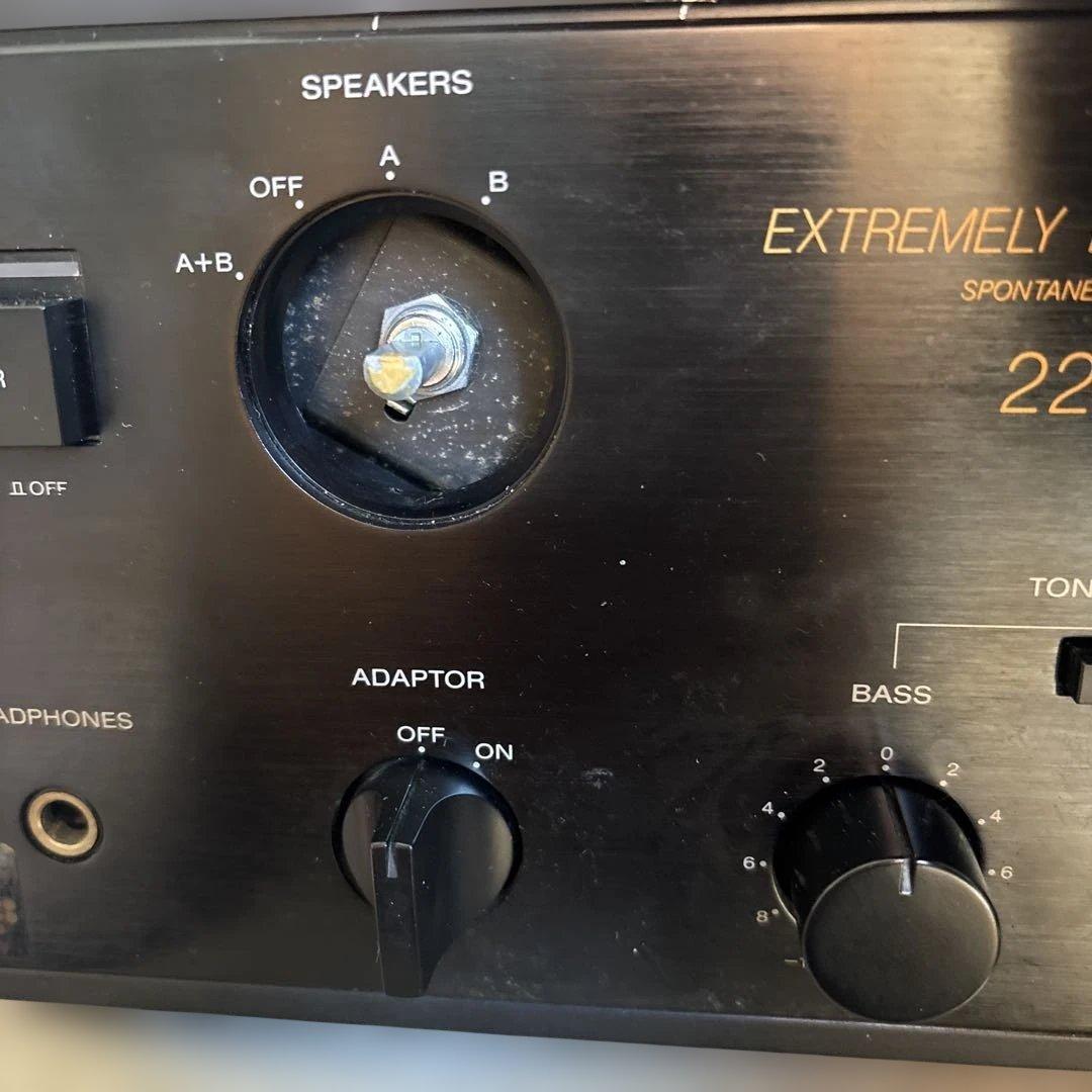 SONY TA-F222ESx 動作品　　　　ツマミ破損