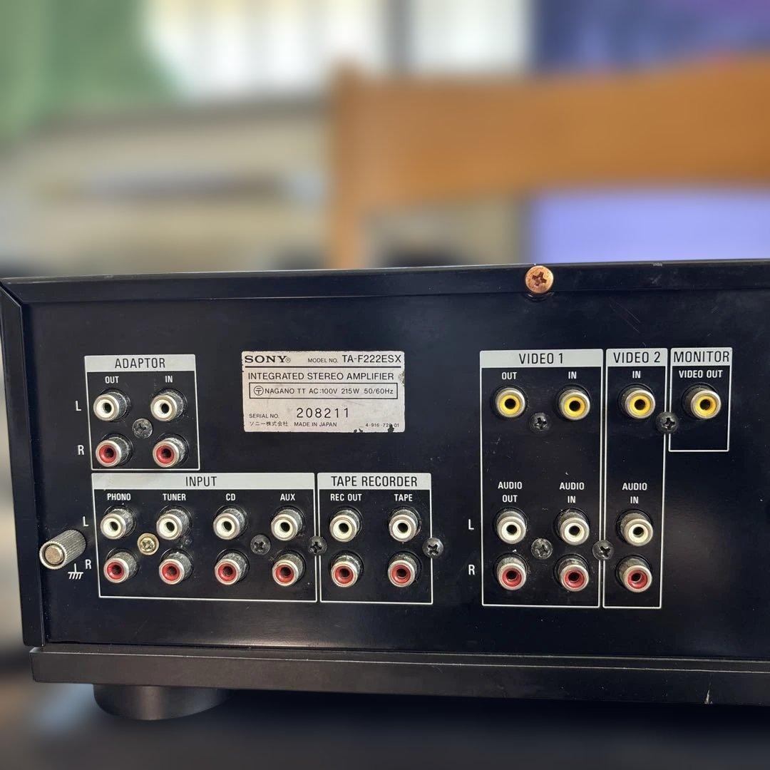 SONY TA-F222ESx 動作品　　　　ツマミ破損