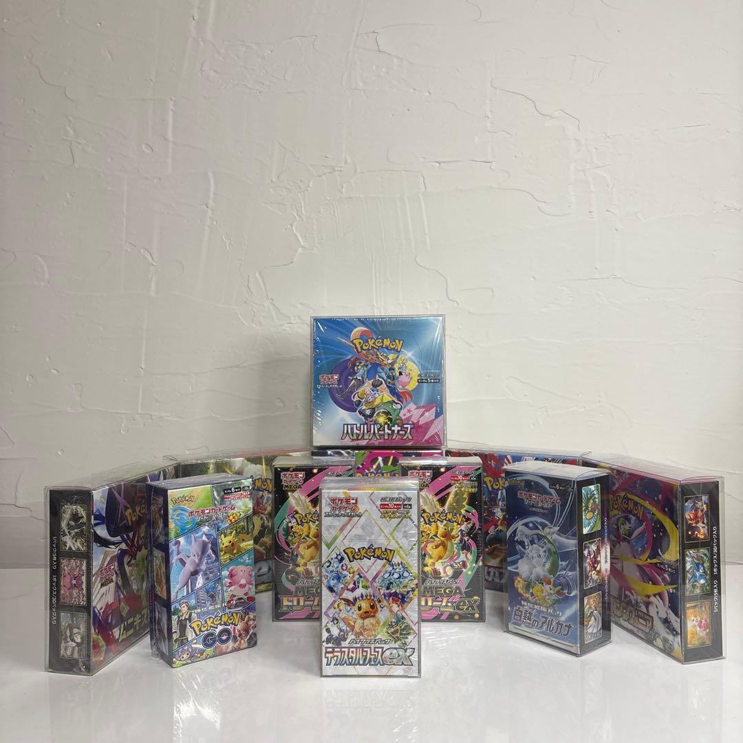 新品⭐︎全シュリンク付きBOXセット⭐︎ポケカ/テラスタルフェス等/11箱
