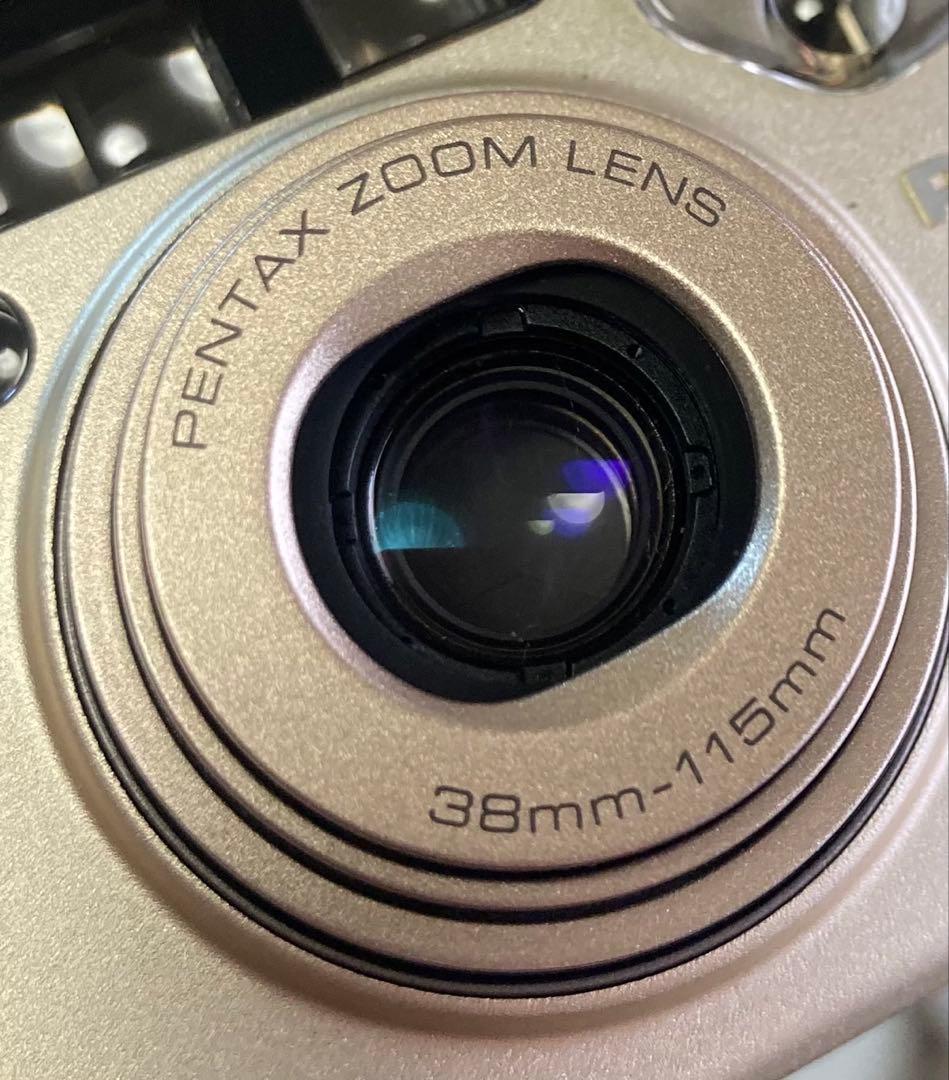 【完動品 美品】PENTAX ESPIO 115M フィルムカメラ 純正ケース付