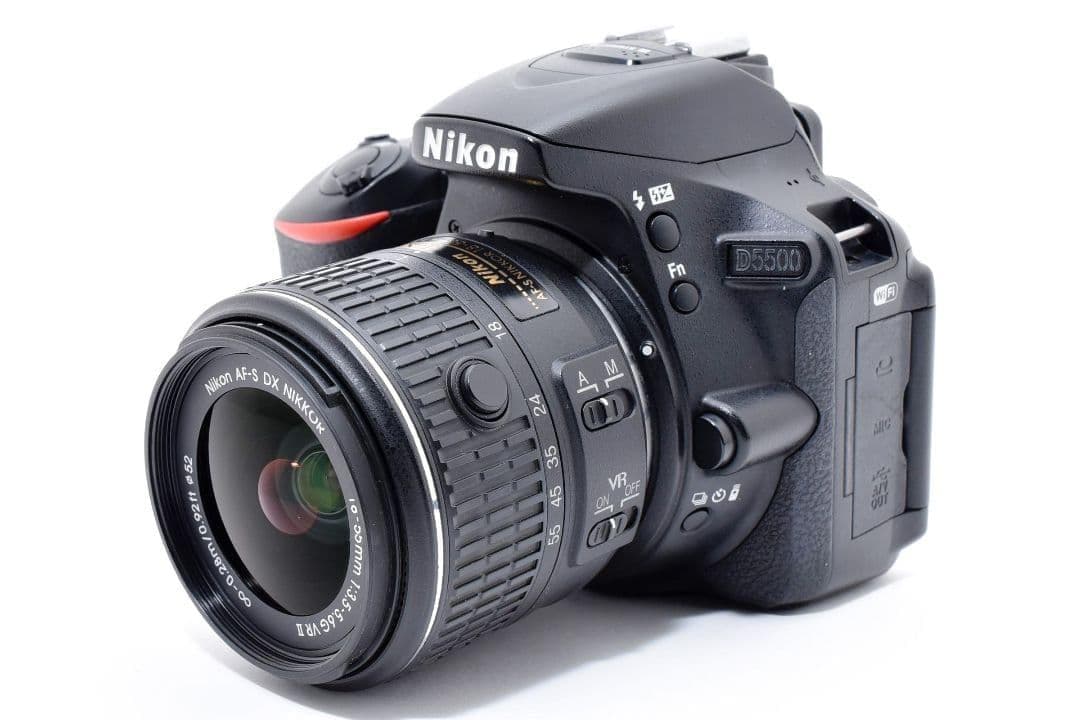 美品 元箱つき✨Nikon D5500✨手ブレ補正 標準ズームレンズ✨Wi-Fi