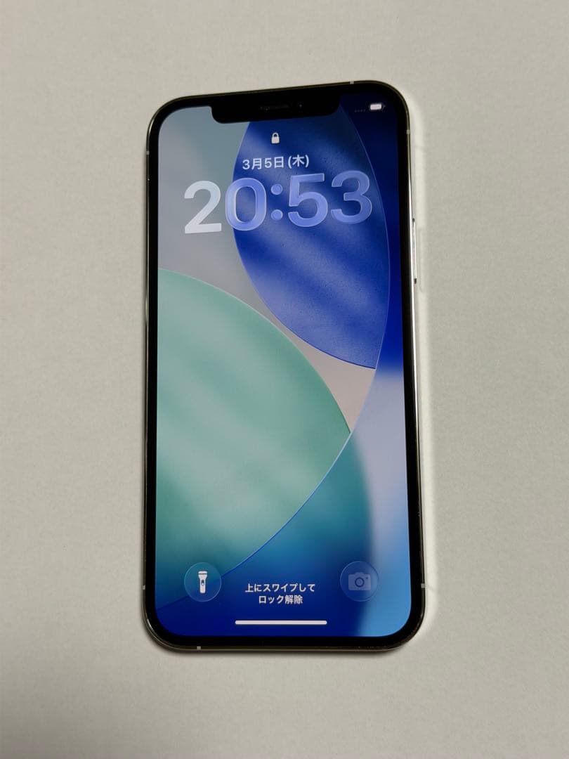 iPhone12 Pro 128GB シルバー バッテリー74% 残債なし