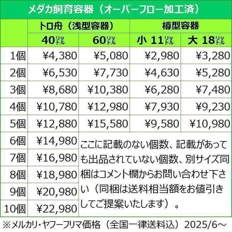 メダカ飼育ケース 樽型18㍑黒x3個 オーバーフロー付 金魚飼育容器 メダカ容器