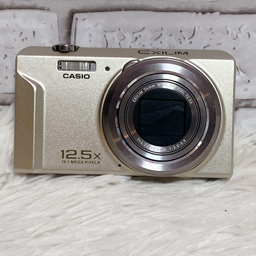 【極美品】 CASIO EXILIM EX-ZS150 デジカメ ゴールド