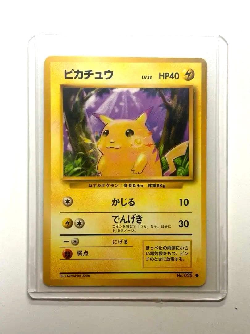 【旧裏】ピカチュウ \"Old Back\" Pikachu 1996