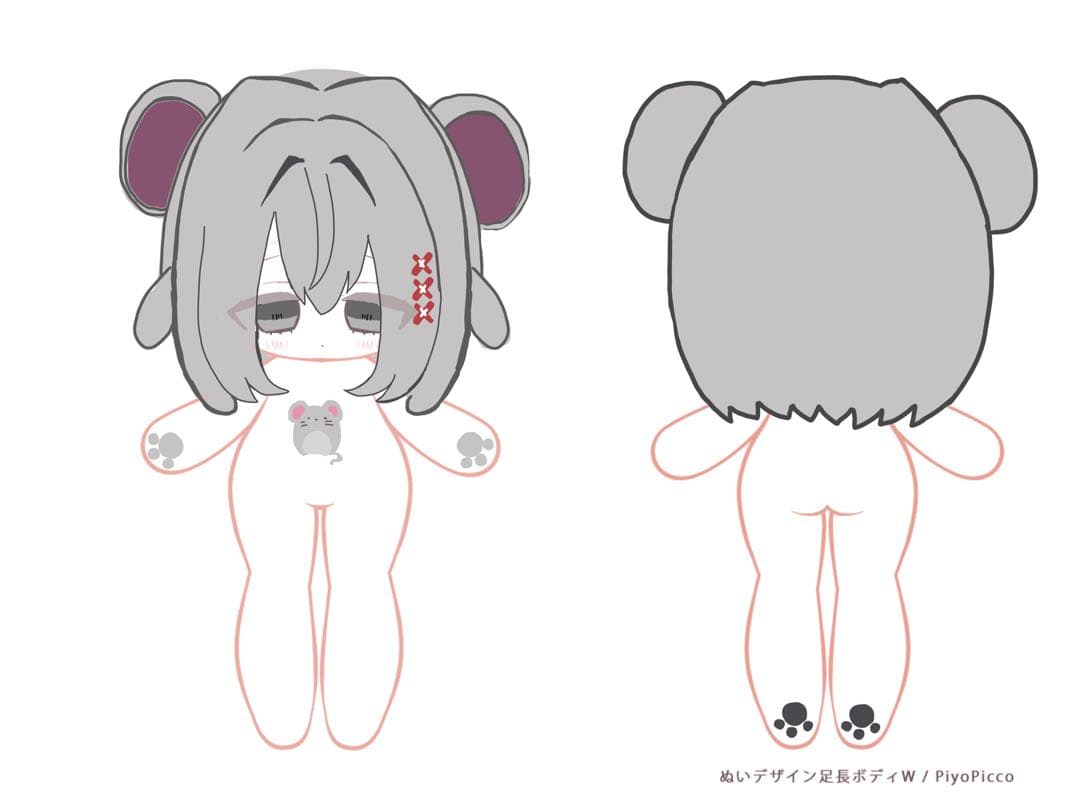 【受付停止中】自作ぬい 棉花娃娃、推しぬい ぬいぐるみ 無属性 オーダー