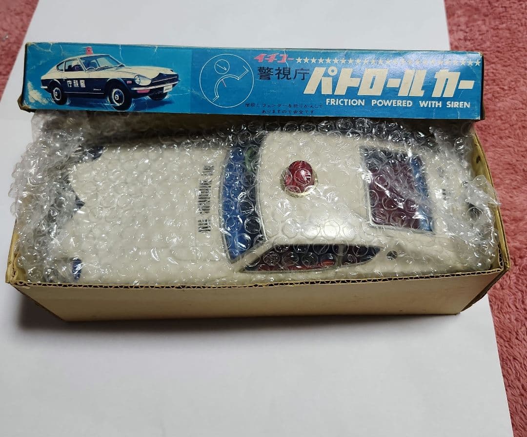 イチコー ブリキ Zパトカー 日産 フェアレディZ 箱つき 珍品 昭和レトロ