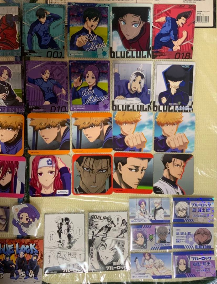 ブルーロック　潔　蜂楽　千切　國神　凪　玲王　凛　冴　雪宮　士道　ブルロ