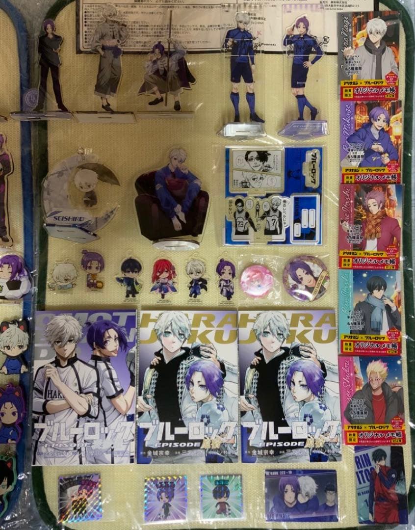 ブルーロック　潔　蜂楽　千切　國神　凪　玲王　凛　冴　雪宮　士道　ブルロ