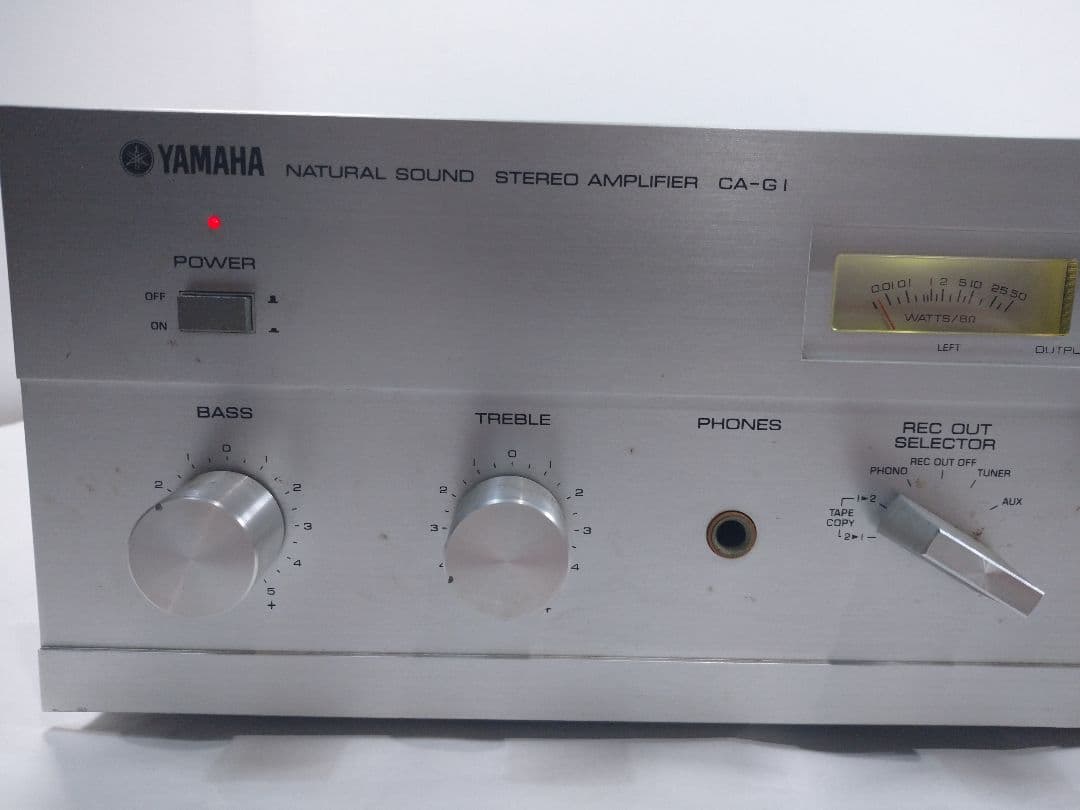 ヤマハ YAMAHA CA-G1 ステレオアンプ 通電のみ確認済み ジャンク