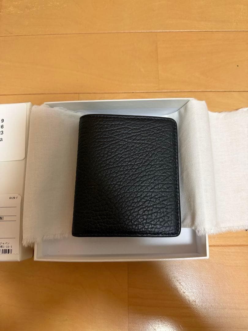 4ステッチ 二つ折り ウォレット Maison Margiela ブラック