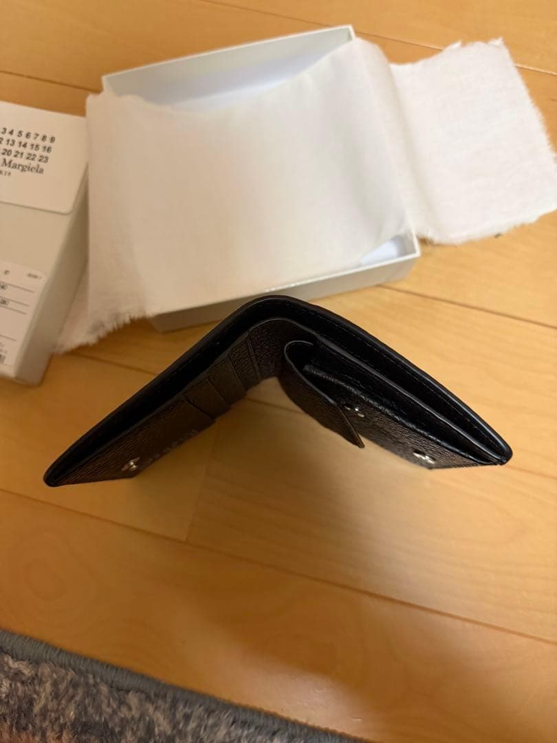 4ステッチ 二つ折り ウォレット Maison Margiela ブラック