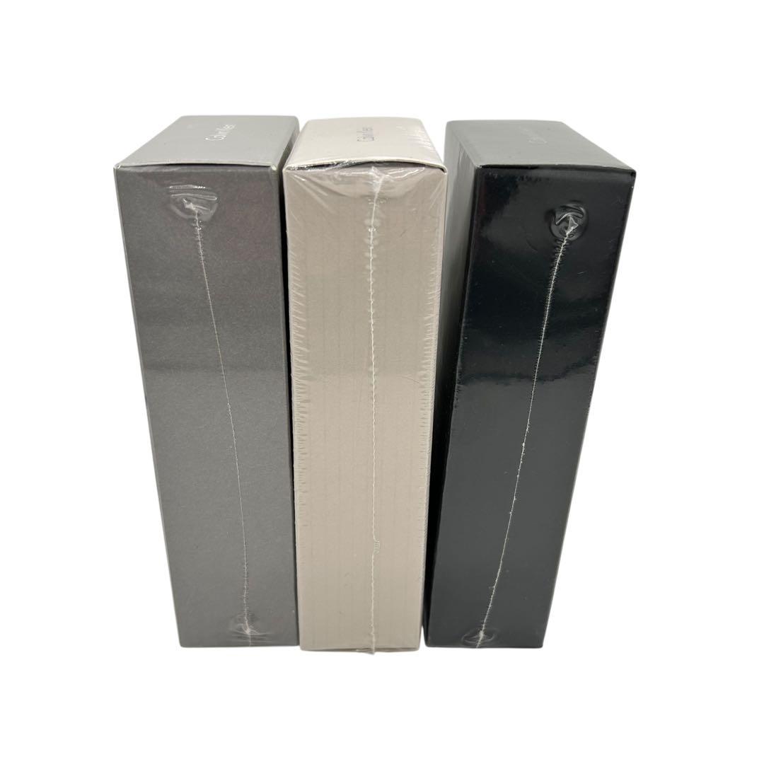 未開封 カルバンクライン オードトワレ 100ml 3本セット 中古2本おまけ付