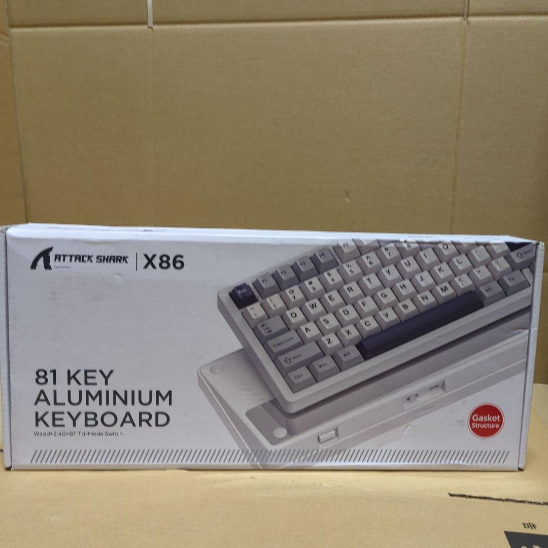 ATTACK SHARK X86 ゲーミングキーボード ワイヤレスキーボード