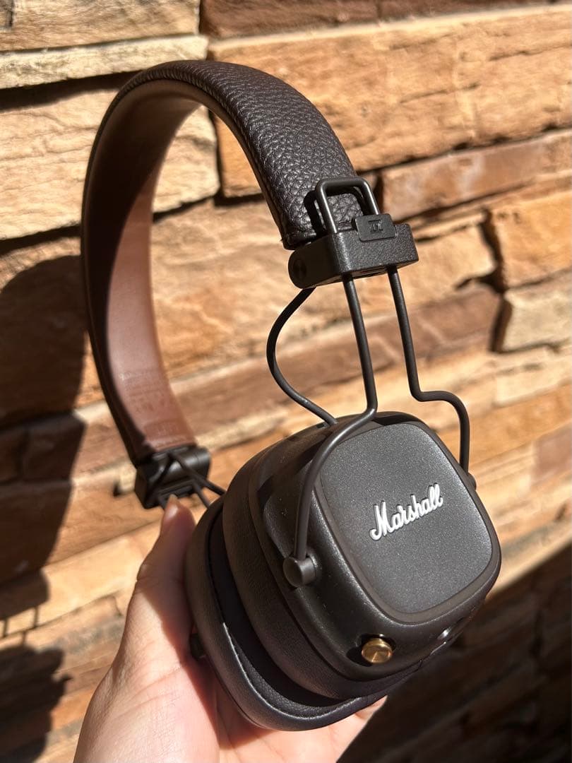 Marshall Major IV ワイヤレスヘッドホン ブラウン