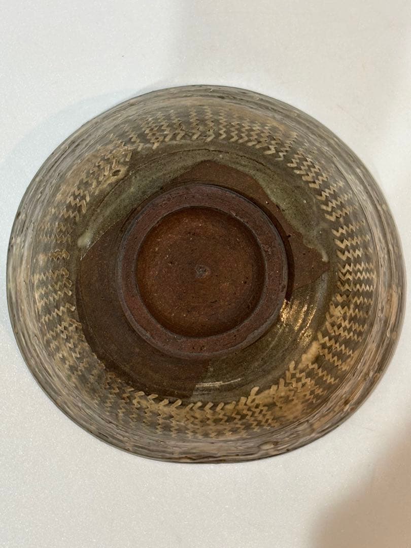 古美術 高麗花三島茶碗 三島茶碗 時代 木箱