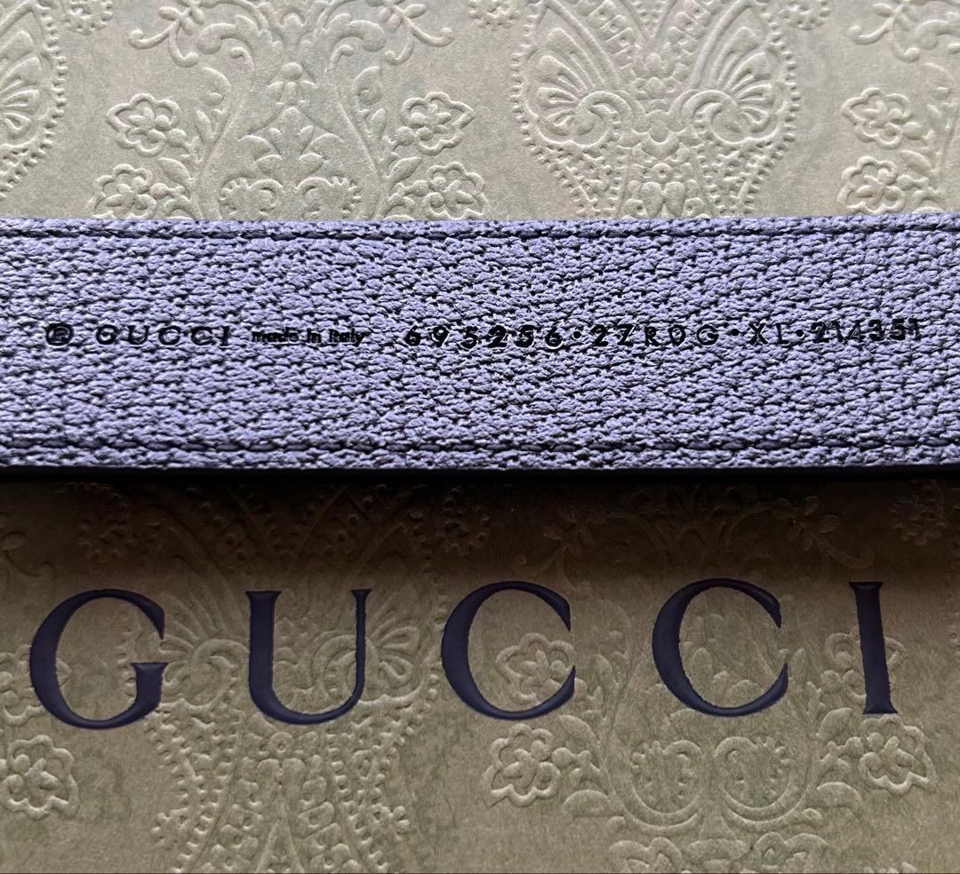 新品 GUCCI インターロッキングG ラージ ペット 愛犬 首輪 レザー XL